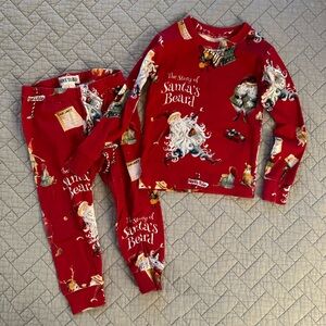 Books to Bed Santa Pajamas